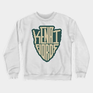 Kenai Fjords National Park name arrowhead Crewneck Sweatshirt